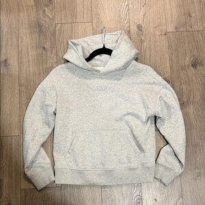 GAP Light Gray Cowl Neck Hoodie Sweater